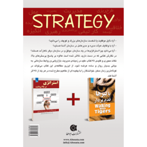جلد پشت کتاب مدیریت و رهبری استراتژی در ۷۵ برداشت